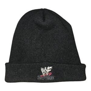 Vintage WWF  New York Attitude Era cuffed knit beanie.